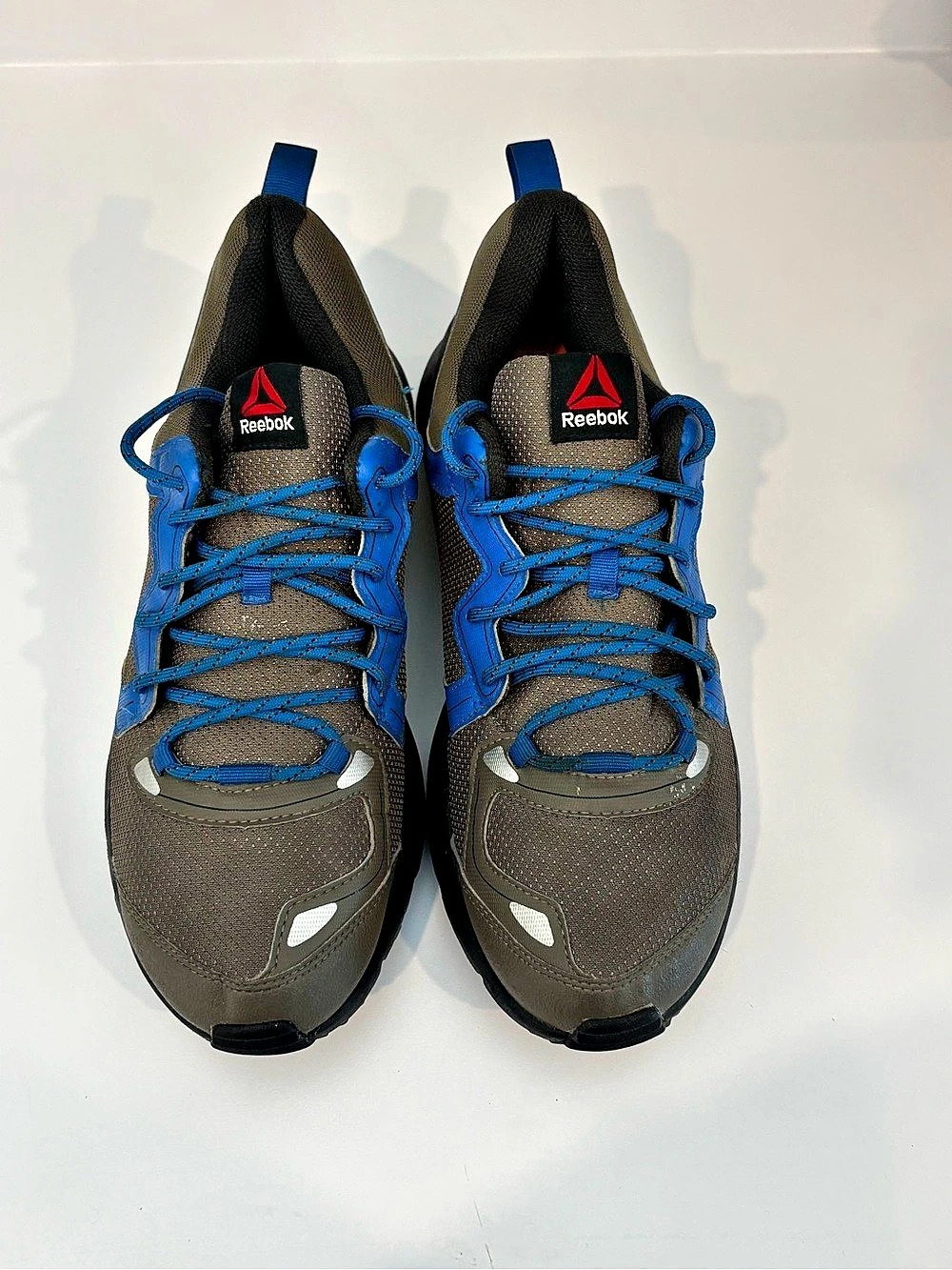 Reebok Zig Pulse Athletic Shoes Brown & Blue men’s US 9.5